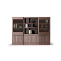 意式風(fēng)范系列家具：組合書柜（左柜HF-01A中柜HF-01B右柜HF-01C）