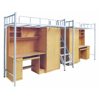 萬(wàn)昌家具：學(xué)生公寓床（鋼木結(jié)構(gòu)）W-23#