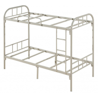萬(wàn)昌家具：38圓管大彎雙層鐵床W-10#（加厚）