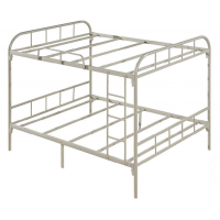 萬(wàn)昌家具：38圓管大彎雙層鐵床W-09#（加厚）