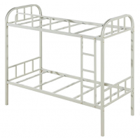 萬(wàn)昌家具：40方管大彎雙層鐵床W-07#（加厚）