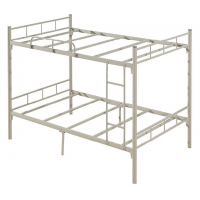 萬(wàn)昌家具：50圓管插銷雙層鐵床W-02#