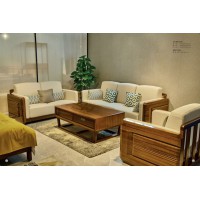佐霖家具緬甸金絲柚木系列123沙發(fā)818#、長(zhǎng)茶幾206#