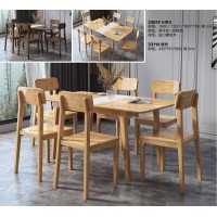 云杉木語現(xiàn)代北歐家具：3301#長餐臺、3311#餐椅