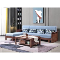 南喜紫金檀木家具：HK201#轉(zhuǎn)角沙發(fā)（可配拉床）